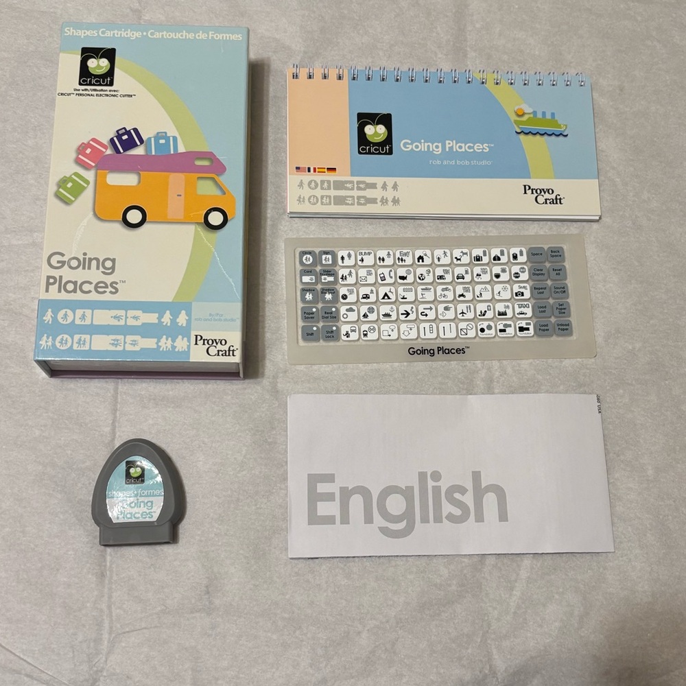 Cricut Going Places Cartridge Set